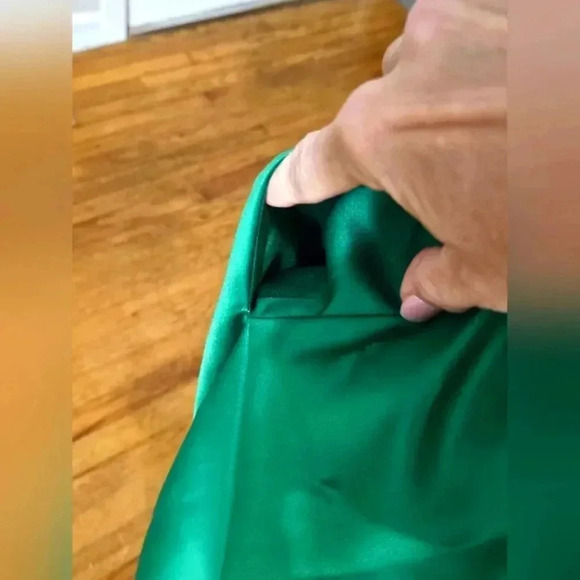 Davids bridal Green bridesmaid dress - Picture 4 of 10